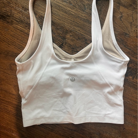 Lululemon white Align Tank top size 2 - Picture 3 of 9